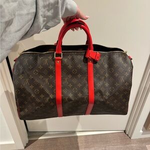 Louis Vuitton Monogram Keepall Bandoulière 50 Bag